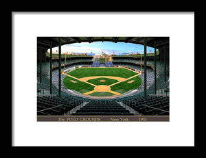 The Polo Grounds 1933 - Framed Print