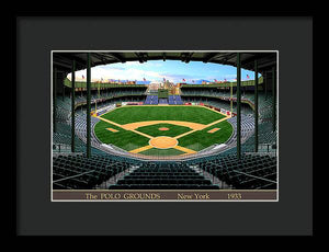 The Polo Grounds 1933 - Framed Print