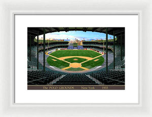 The Polo Grounds 1933 - Framed Print