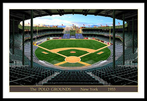 The Polo Grounds 1933 - Framed Print