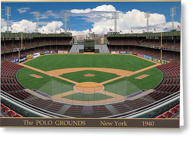 The Polo Grounds 1940 - Greeting Card