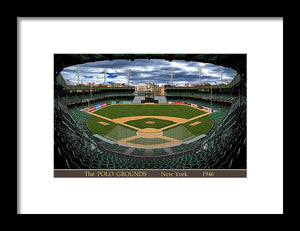 The Polo Grounds 1946 - Framed Print