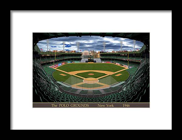 The Polo Grounds 1946 - Framed Print