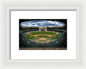 The Polo Grounds 1946 - Framed Print