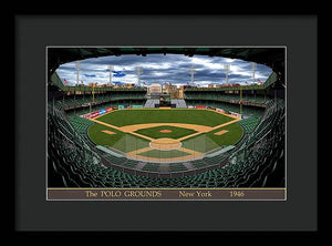 The Polo Grounds 1946 - Framed Print