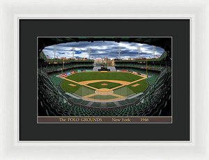 The Polo Grounds 1946 - Framed Print