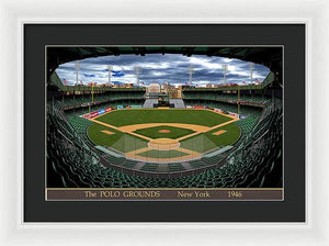 The Polo Grounds 1946 - Framed Print