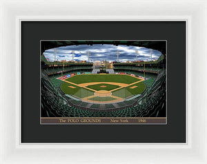 The Polo Grounds 1946 - Framed Print