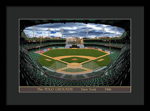 The Polo Grounds 1946 - Framed Print