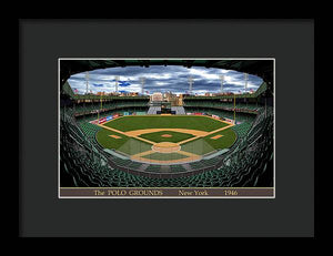 The Polo Grounds 1946 - Framed Print