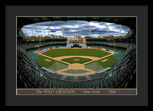 The Polo Grounds 1946 - Framed Print