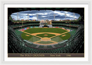 The Polo Grounds 1946 - Framed Print