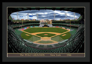 The Polo Grounds 1946 - Framed Print