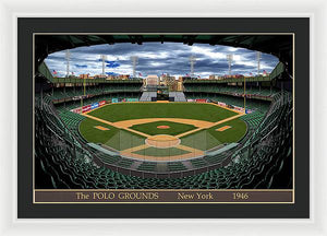 The Polo Grounds 1946 - Framed Print