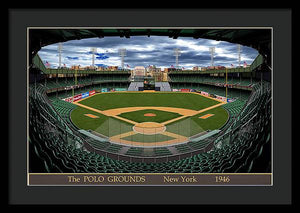 The Polo Grounds 1946 - Framed Print