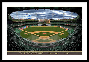 The Polo Grounds 1946 - Framed Print