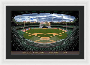 The Polo Grounds 1946 - Framed Print