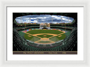 The Polo Grounds 1946 - Framed Print