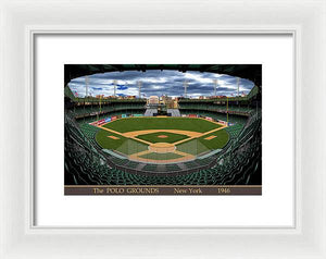 The Polo Grounds 1946 - Framed Print