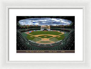 The Polo Grounds 1946 - Framed Print