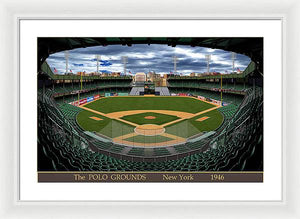 The Polo Grounds 1946 - Framed Print