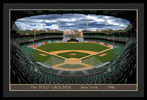 The Polo Grounds 1946 - Framed Print