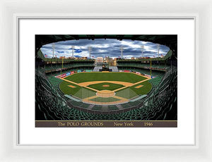 The Polo Grounds 1946 - Framed Print