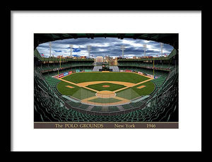 The Polo Grounds 1946 - Framed Print