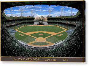 The Polo Grounds 1954 - Canvas Print