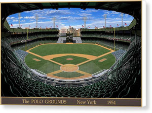 The Polo Grounds 1954 - Canvas Print