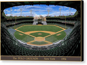 The Polo Grounds 1954 - Canvas Print