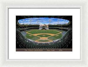 The Polo Grounds 1954 - Framed Print