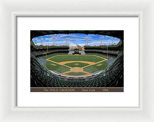 The Polo Grounds 1954 - Framed Print