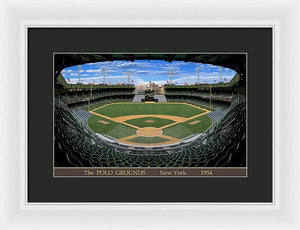 The Polo Grounds 1954 - Framed Print