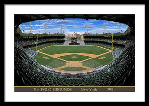 The Polo Grounds 1954 - Framed Print