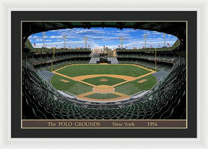 The Polo Grounds 1954 - Framed Print