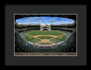 The Polo Grounds 1954 - Framed Print