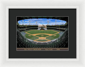 The Polo Grounds 1954 - Framed Print