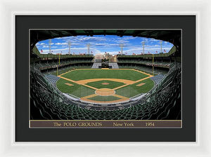 The Polo Grounds 1954 - Framed Print