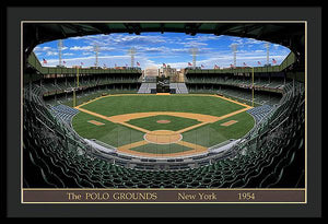 The Polo Grounds 1954 - Framed Print