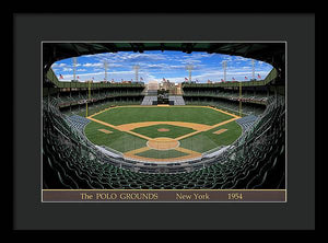 The Polo Grounds 1954 - Framed Print