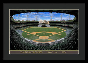 The Polo Grounds 1954 - Framed Print