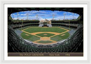 The Polo Grounds 1954 - Framed Print