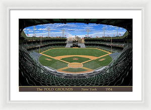 The Polo Grounds 1954 - Framed Print