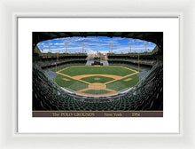 Load image into Gallery viewer, The Polo Grounds 1954 - Framed Print
