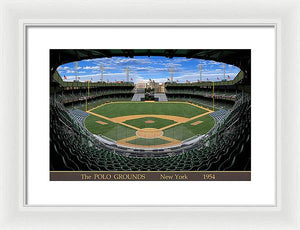 The Polo Grounds 1954 - Framed Print