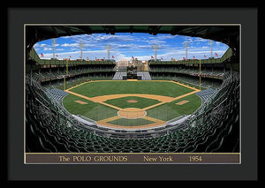 The Polo Grounds 1954 - Framed Print