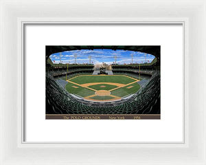 The Polo Grounds 1954 - Framed Print