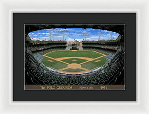 The Polo Grounds 1954 - Framed Print