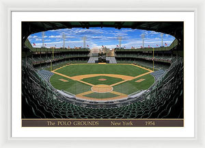 The Polo Grounds 1954 - Framed Print